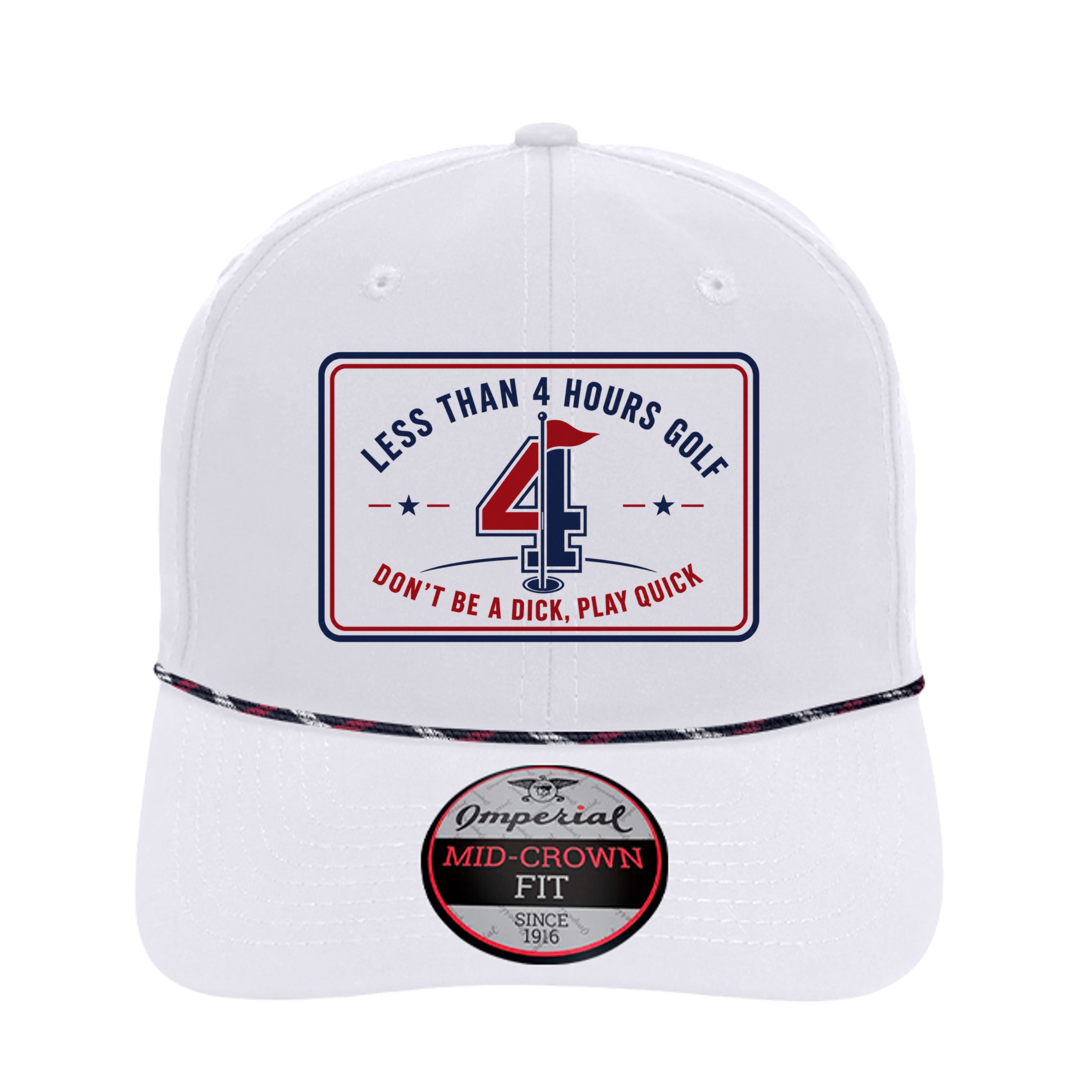 White/ Navy/ Navy/ Red/ White - 7054 - FRONT