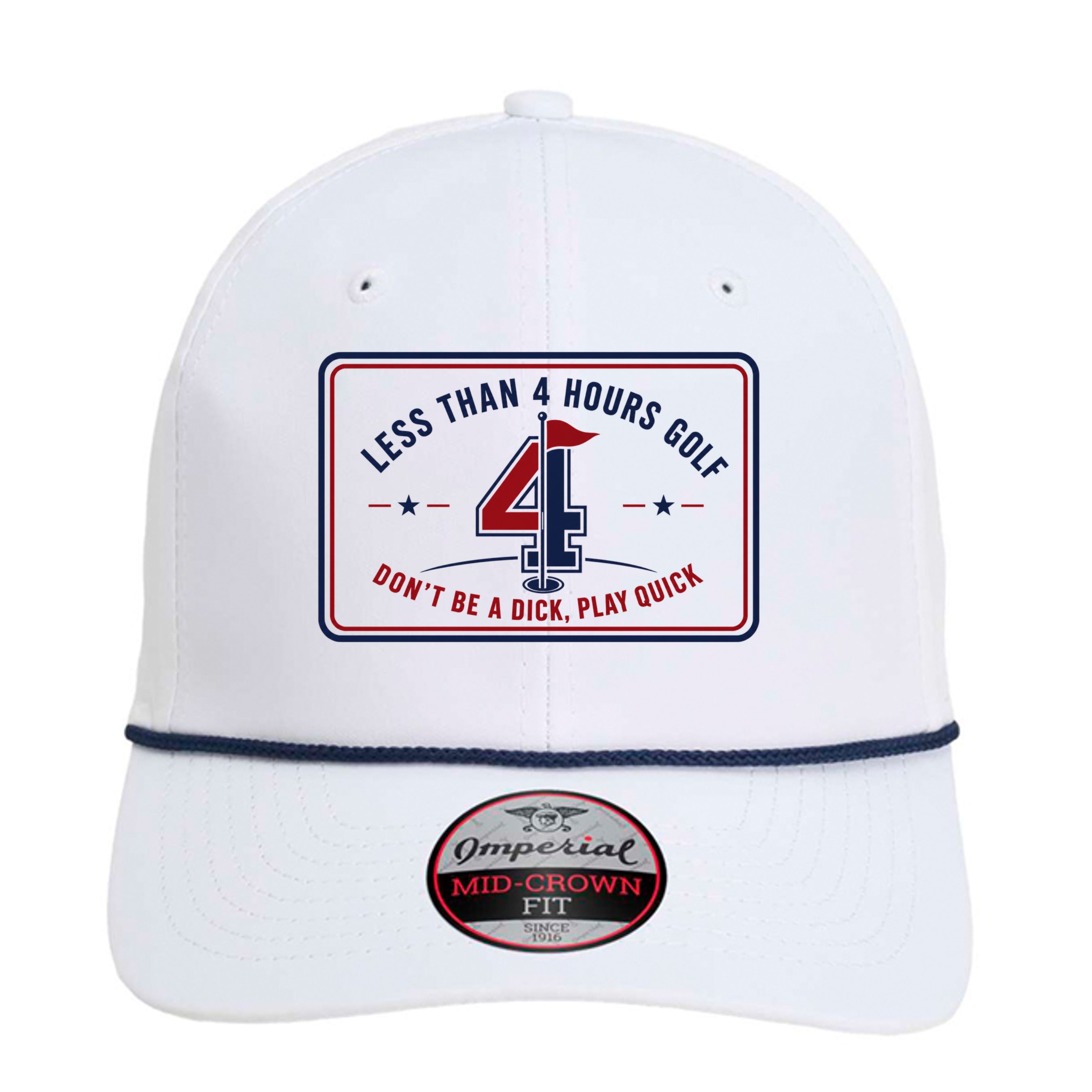 White/ Navy - 7054 - FRONT