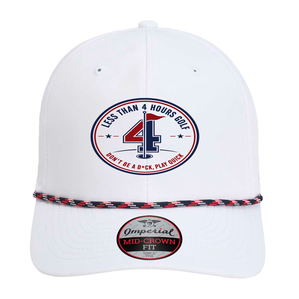 White/ Navy/ White/ Red - 7054 - FRONT