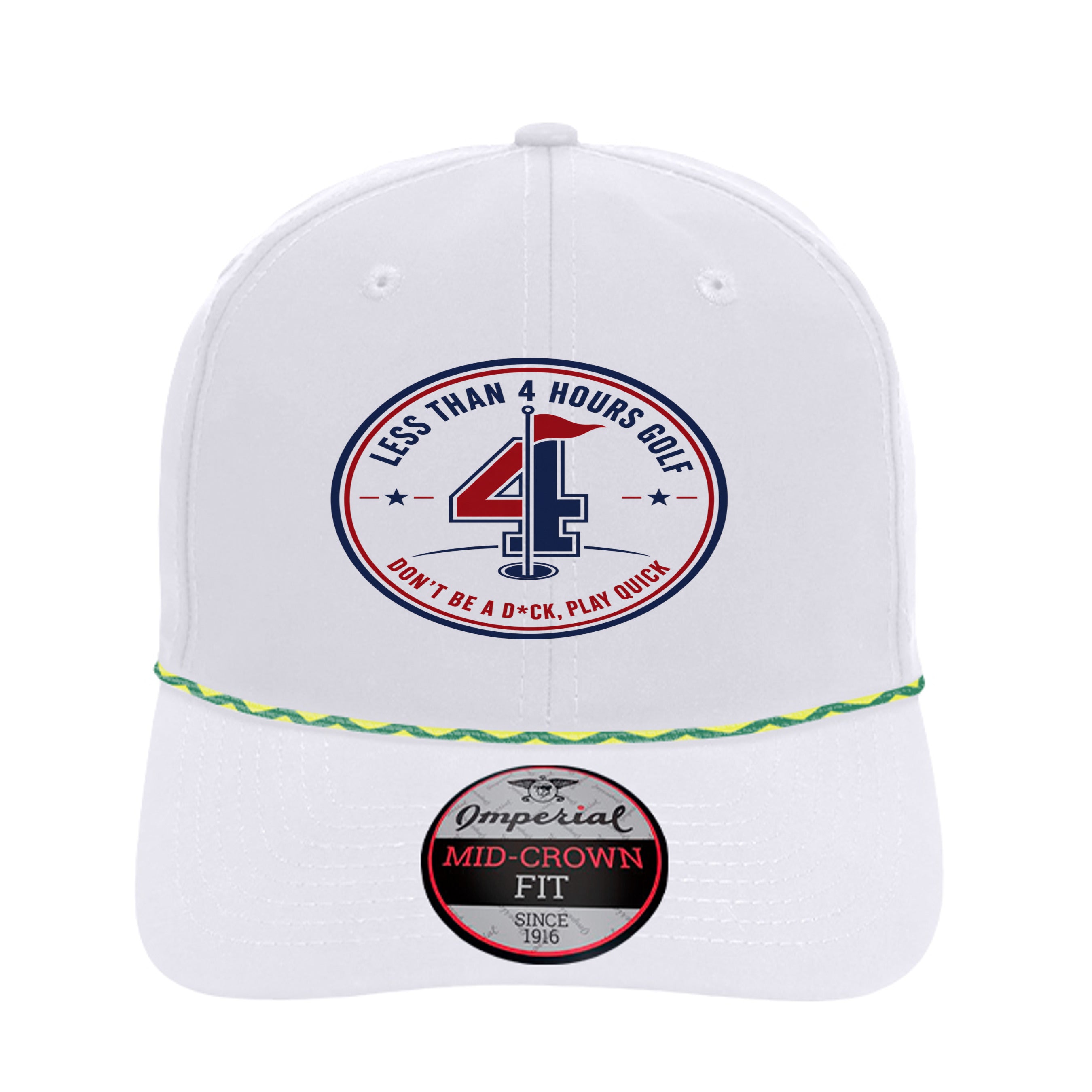 White/ Green/ Yellow - 7054 - FRONT