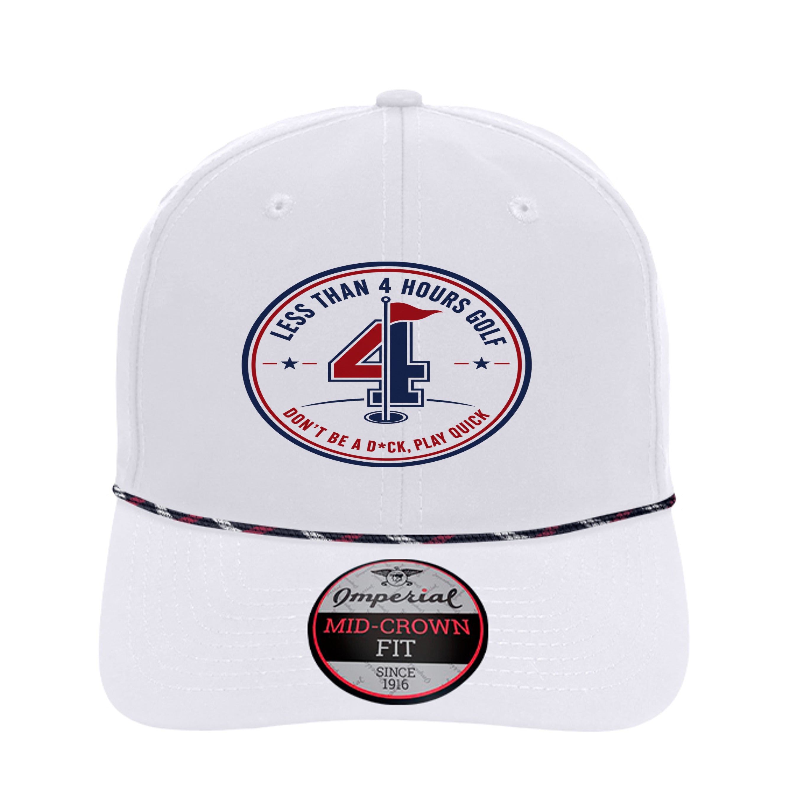 White/ Navy/ Navy/ Red/ White - 7054 - FRONT