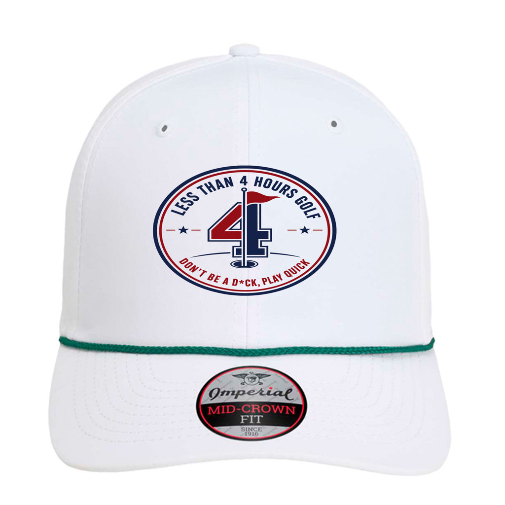 White/ Dark Green - 7054 - FRONT