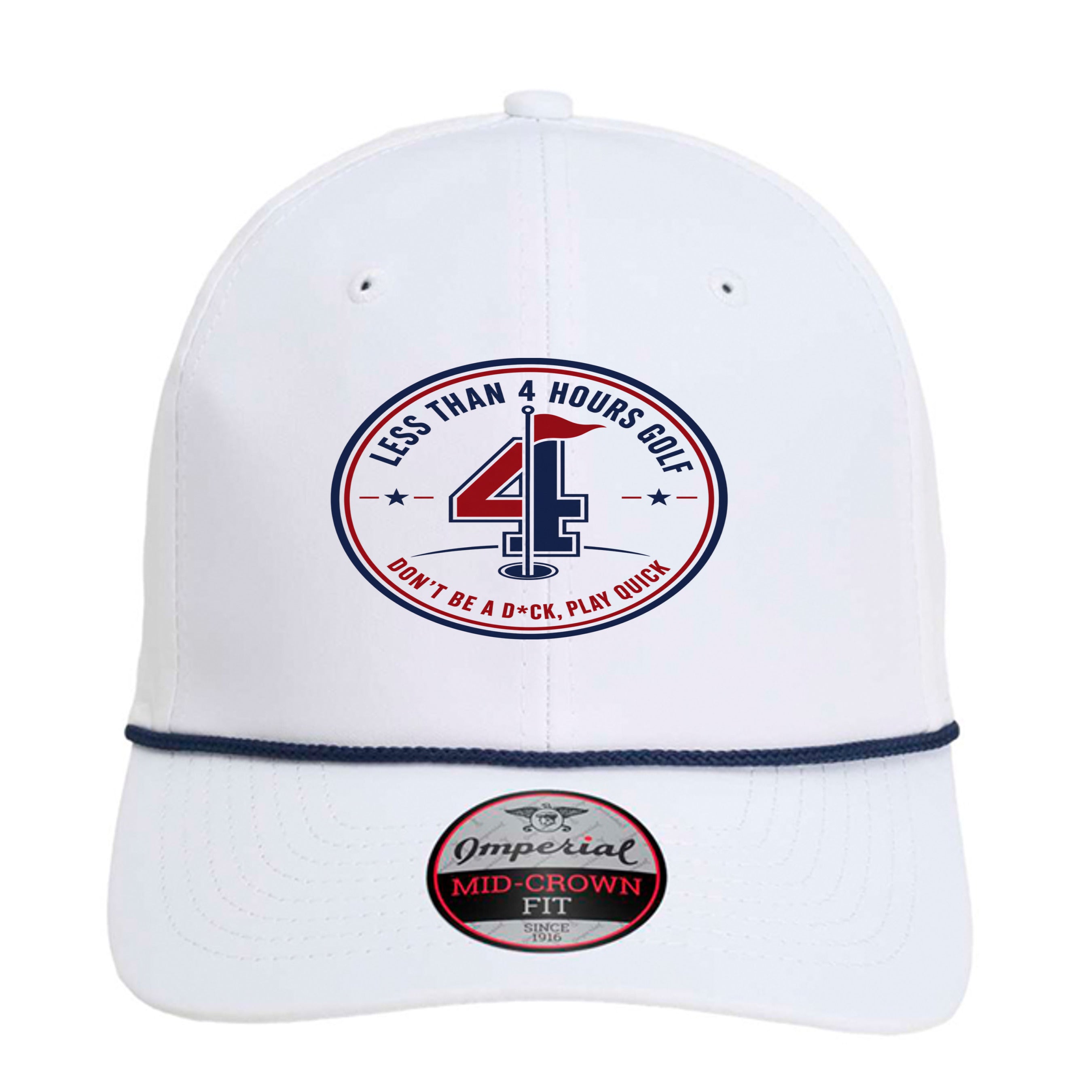 White/ Navy - 7054 - FRONT