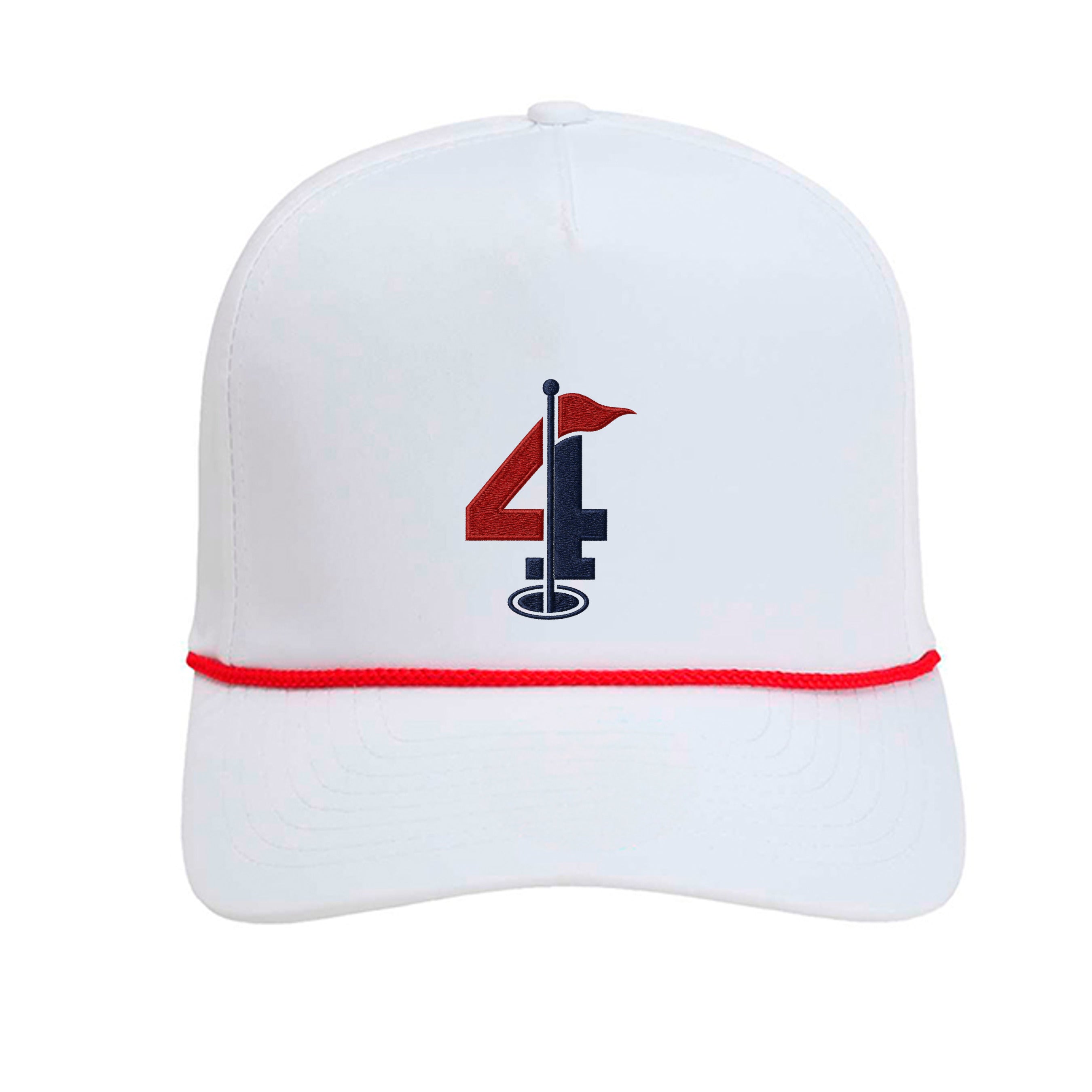 White/ Red - 5054 - FRONT