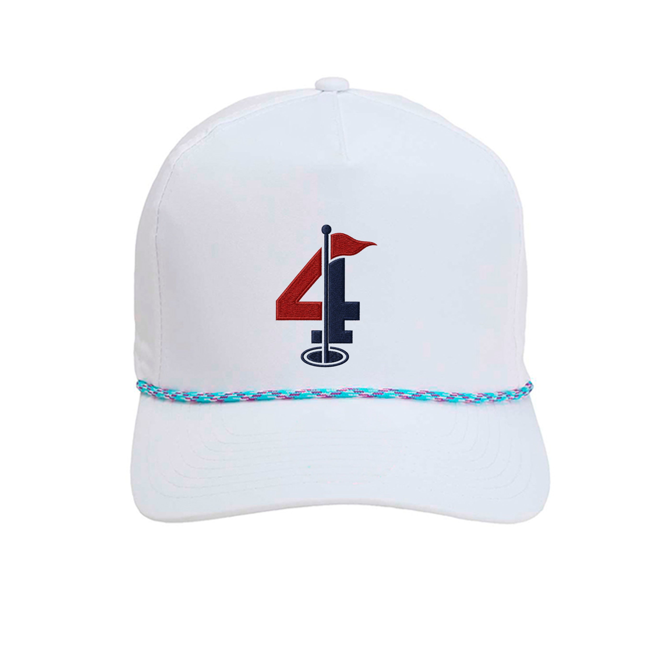 White/ Teal-Purple - 5054 - FRONT