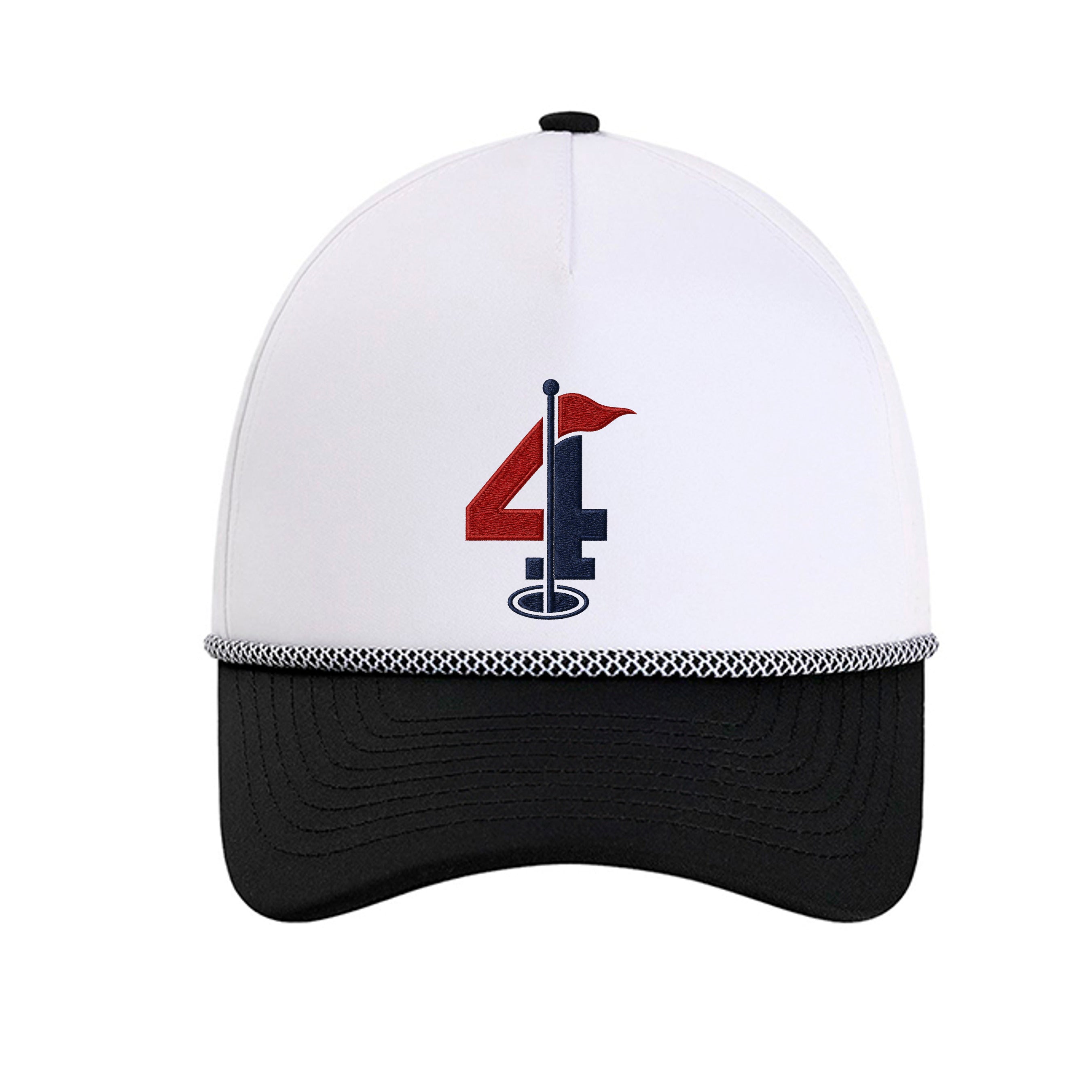 White/ Black/ Black/ White - 5054 - FRONT